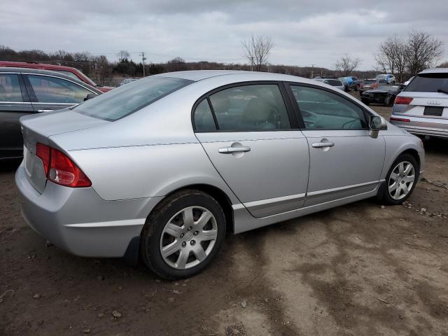 1HGFA15517L098354 - 2007 HONDA CIVIC LX SILVER photo 3