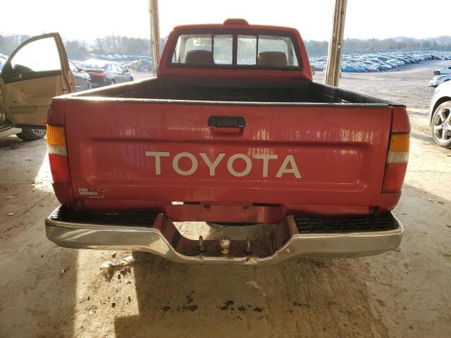 JT4RN81P3R5198804 - 1994 TOYOTA PICKUP 1/2 TON SHORT WHEELBASE DX RED photo 6