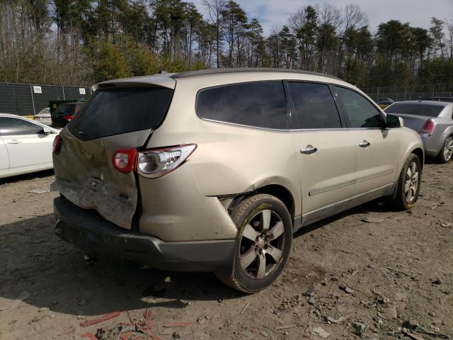 1GNEV33D39S168263 - 2009 CHEVROLET TRAVERSE LTZ GOLD photo 3