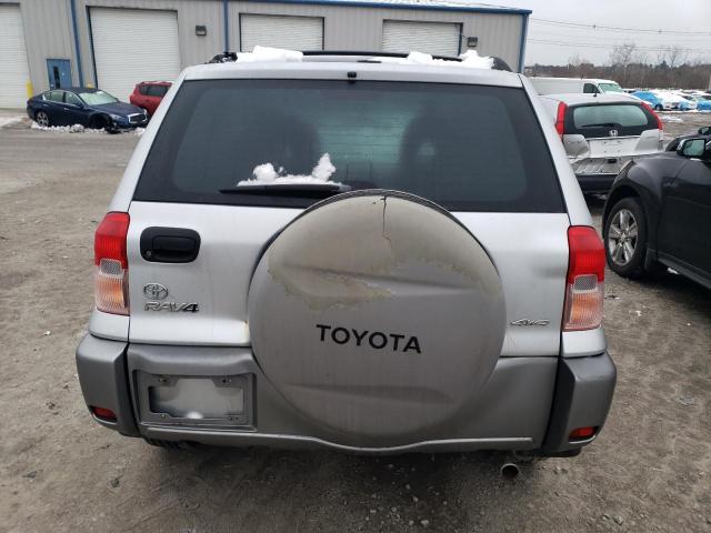 JTEHH20V920167166 - 2002 TOYOTA RAV4 SILVER photo 6