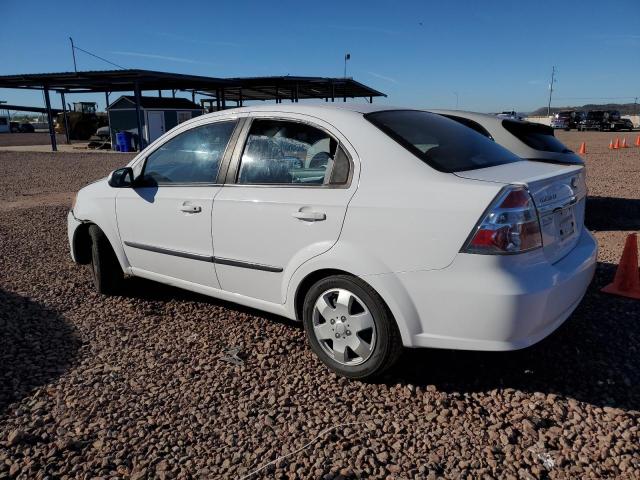 KL1TG5DE2AB044140 - 2010 CHEVROLET AVEO LT WHITE photo 2