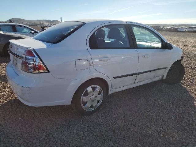 KL1TG5DE2AB044140 - 2010 CHEVROLET AVEO LT WHITE photo 3