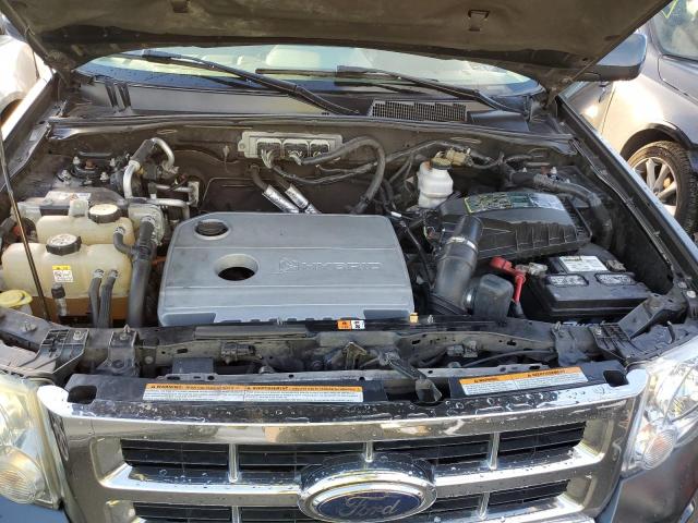 1FMCU59329KA94388 - 2009 FORD ESCAPE HYBRID BLACK photo 11