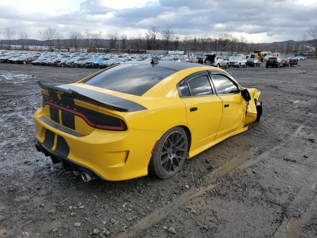 2C3CDXCT0HH545949 - 2017 DODGE CHARGER R/T YELLOW photo 3