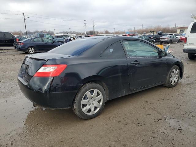 2HGFG12699H536534 - 2009 HONDA CIVIC LX BLACK photo 3