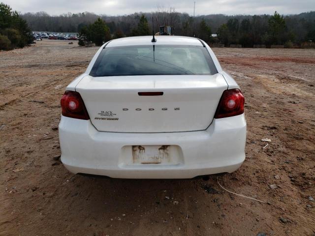 1B3BD4FB7BN508406 - 2011 DODGE AVENGER EXPRESS WHITE photo 6