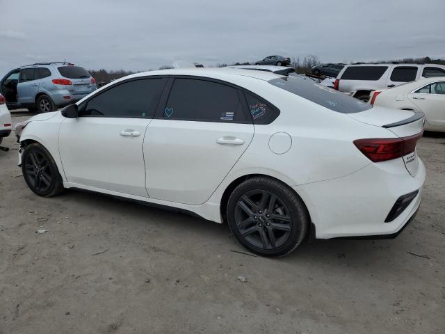 3KPF34AD2ME271603 - 2021 KIA FORTE GT LINE WHITE photo 2