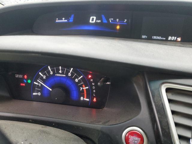 19XFB2F99EE244606 - 2014 HONDA CIVIC EXL მუქწითელი ფოტო 9