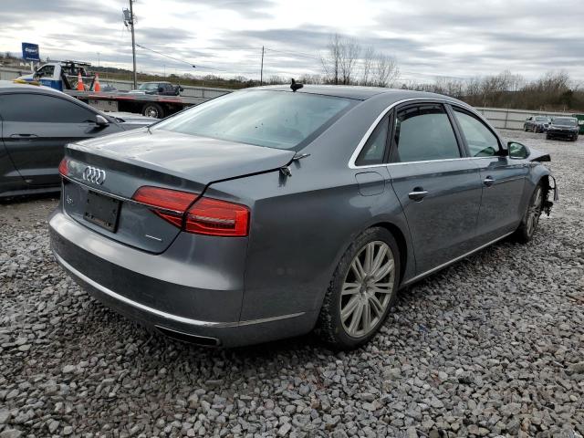 WAU34AFDXGN002771 - 2016 AUDI A8 L QUATTRO GRAY photo 3