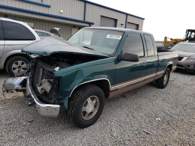 2GTEC19M1V1527534 - 1997 GMC SIERRA C1500 GREEN photo 1