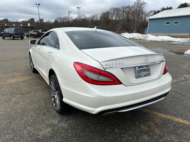 WDDLJ9BB0DA078961 - 2013 MERCEDES-BENZ CLS 550 4MATIC WHITE photo 3