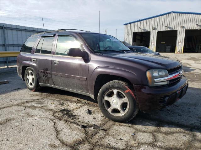 1GNDT13S282245871 - 2008 CHEVROLET TRAILBLAZE LS PURPLE photo 4