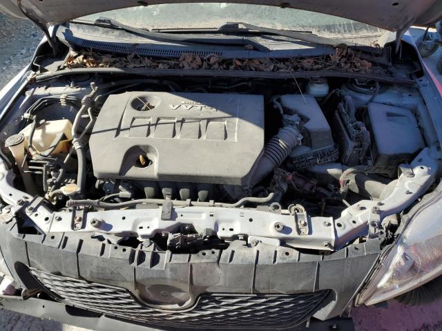 2T1BU4EE6AC202924 - 2010 TOYOTA COROLLA BASE SILVER photo 11