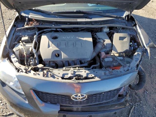 2T1BU4EE4AC229152 - 2010 TOYOTA COROLLA BASE GRAY photo 11