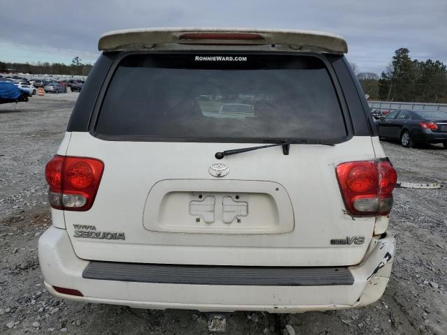 5TDZT34A06S275215 - 2006 TOYOTA SEQUOIA SR5 WHITE photo 6