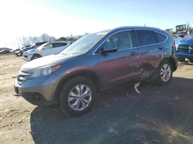 JHLRM4H70CC025717 - 2012 HONDA CR-V EXL GRAY photo 1