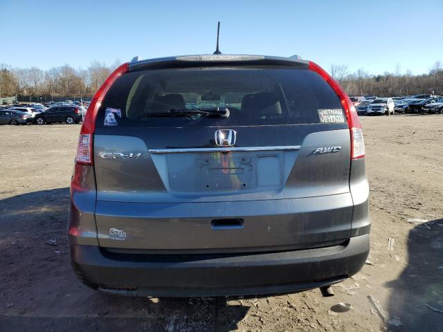 JHLRM4H70CC025717 - 2012 HONDA CR-V EXL GRAY photo 6