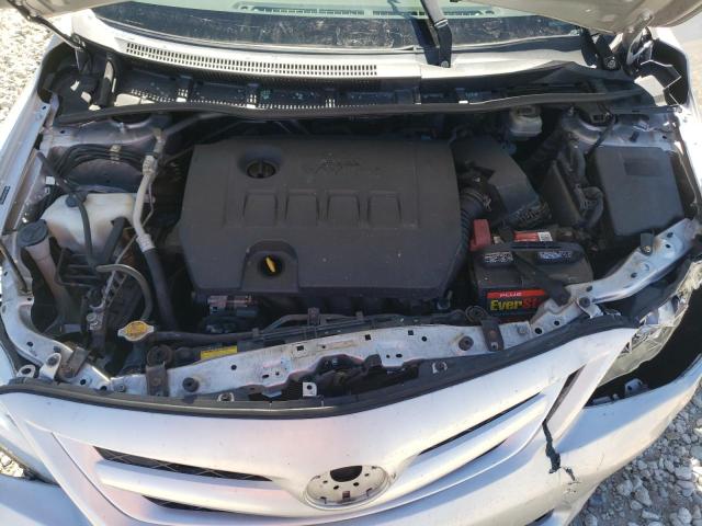 JTDBU4EE1B9139514 - 2011 TOYOTA COROLLA BASE SILVER photo 11