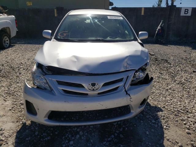 JTDBU4EE1B9139514 - 2011 TOYOTA COROLLA BASE SILVER photo 5