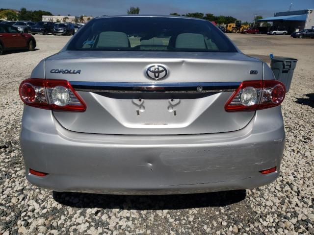 JTDBU4EE1B9139514 - 2011 TOYOTA COROLLA BASE SILVER photo 6