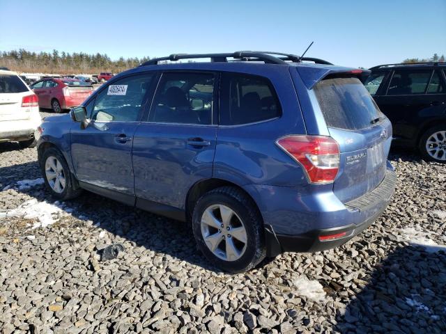 JF2SJAHC5FH523374 - 2015 SUBARU FORESTER 2.5I LIMITED BLUE photo 2