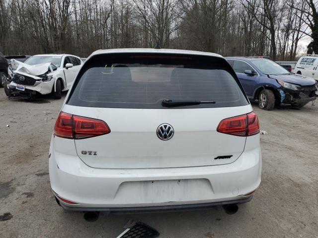 3VW5T7AUXGM016525 - 2016 VOLKSWAGEN GTI S/SE WHITE photo 6