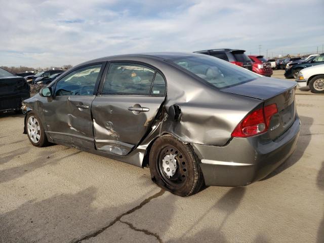 1HGFA15537L116532 - 2007 HONDA CIVIC LX GRAY photo 2