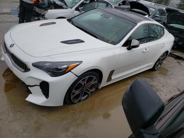 KNAE45LC7K6049111 - 2019 KIA STINGER GT1 WHITE photo 2