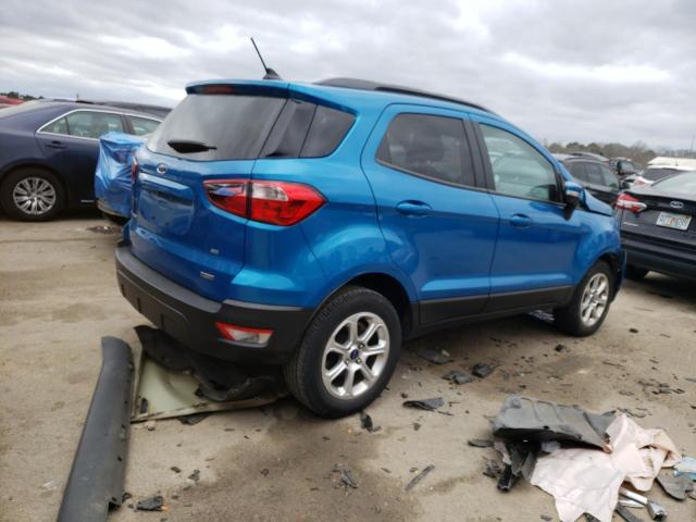 MAJ3P1TEXJC191552 - 2018 FORD ECOSPORT SE BLUE photo 3
