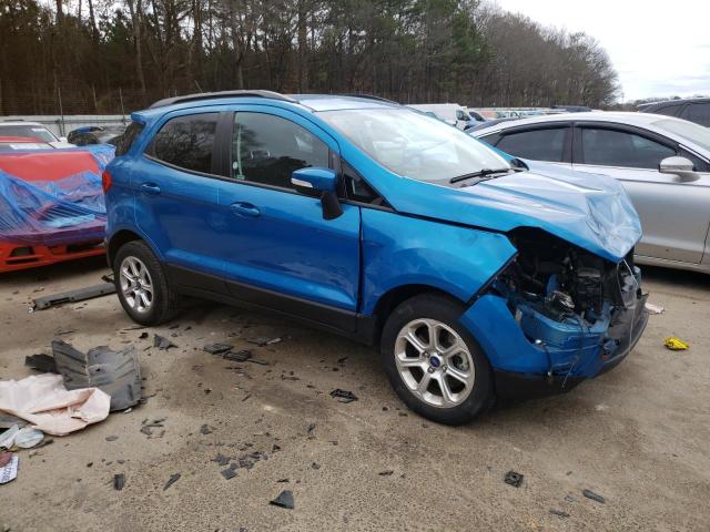 MAJ3P1TEXJC191552 - 2018 FORD ECOSPORT SE BLUE photo 4