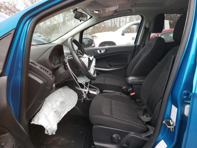 MAJ3P1TEXJC191552 - 2018 FORD ECOSPORT SE BLUE photo 7