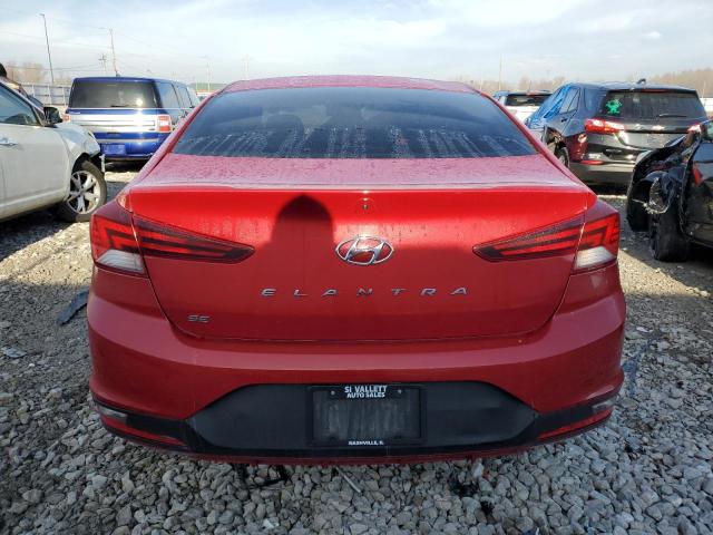 KMHD74LFXKU871046 - 2019 HYUNDAI ELANTRA SE RED photo 6