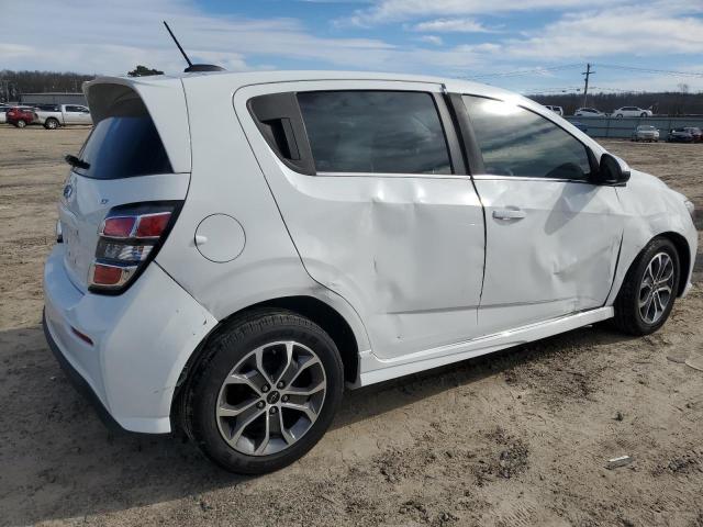 1G1JD6SH5J4100712 - 2018 CHEVROLET SONIC LT WHITE photo 3