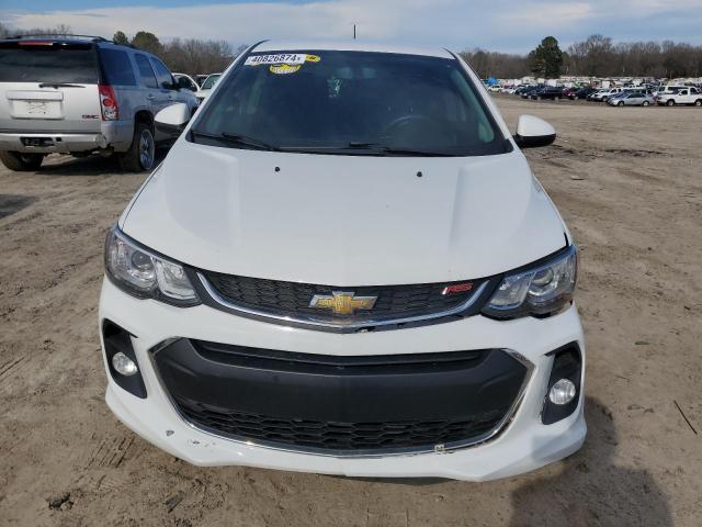 1G1JD6SH5J4100712 - 2018 CHEVROLET SONIC LT WHITE photo 5