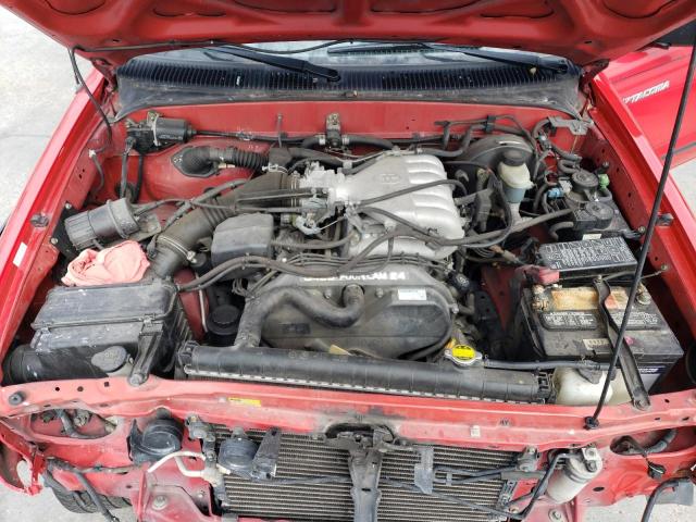 5TEGN92N51Z810089 - 2001 TOYOTA TACOMA DOUBLE CAB PRERUNNER RED photo 11