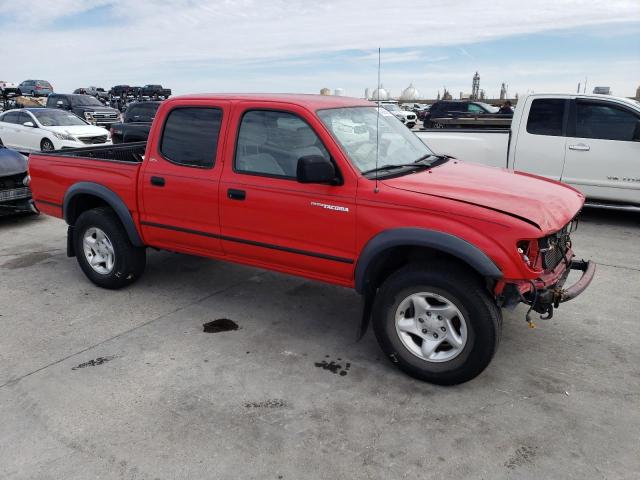 5TEGN92N51Z810089 - 2001 TOYOTA TACOMA DOUBLE CAB PRERUNNER RED photo 4
