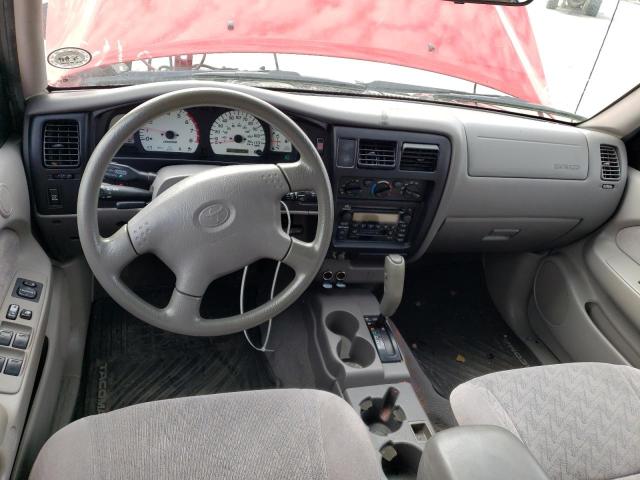 5TEGN92N51Z810089 - 2001 TOYOTA TACOMA DOUBLE CAB PRERUNNER RED photo 8