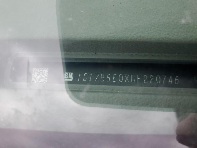 1G1ZB5E08CF220746 - 2012 CHEVROLET MALIBU LS 银色 照片 12