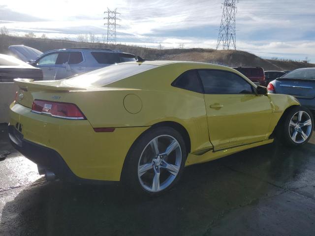 2G1FK1EJ5F9103658 - 2015 CHEVROLET CAMARO 2SS YELLOW photo 3