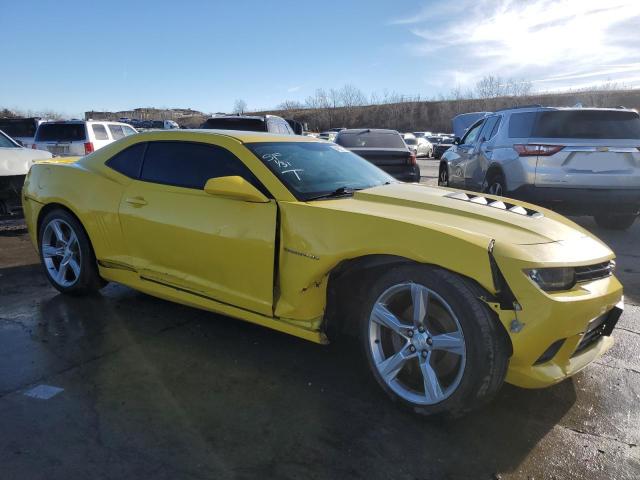 2G1FK1EJ5F9103658 - 2015 CHEVROLET CAMARO 2SS YELLOW photo 4