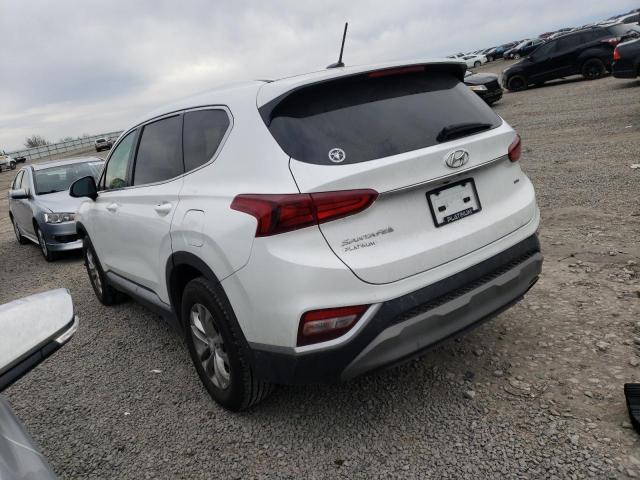 5NMS2CADXKH074440 - 2019 HYUNDAI SANTA FE SE WHITE photo 2