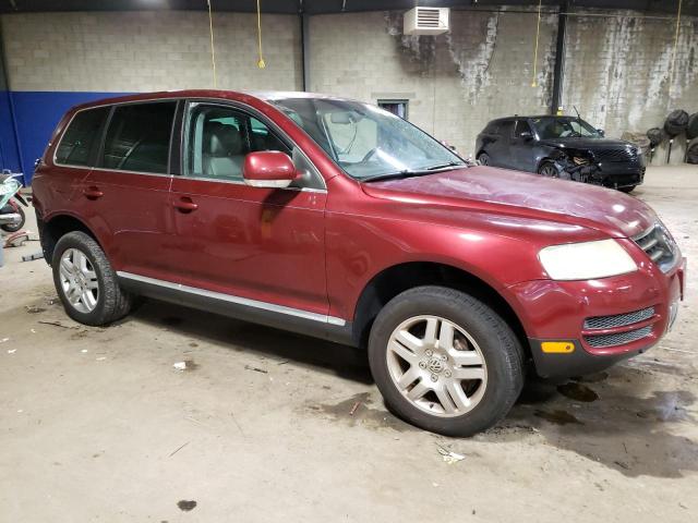 WVGZM77L75D082034 - 2005 VOLKSWAGEN TOUAREG 4.2 RED photo 4