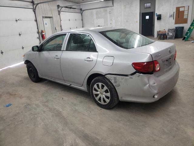 1NXBU4EE1AZ316876 - 2010 TOYOTA COROLLA BASE SILVER photo 2