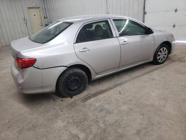 1NXBU4EE1AZ316876 - 2010 TOYOTA COROLLA BASE SILVER photo 3