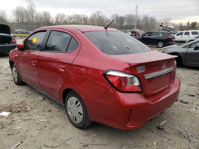 ML32FUFJXMHF02820 - 2021 MITSUBISHI MIRAGE G4 ES წითელი ფოტო 2