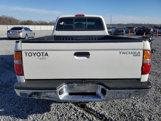 5TEVL52N03Z258882 - 2003 TOYOTA TACOMA XTRACAB WHITE photo 6