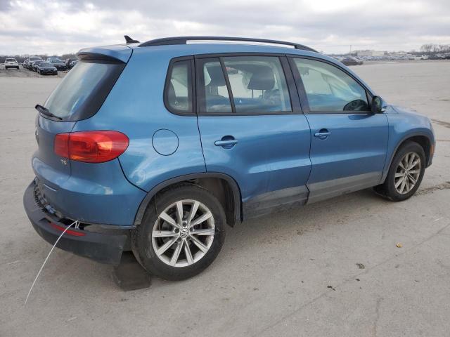 WVGAV7AXXHK044657 - 2017 VOLKSWAGEN TIGUAN S BLUE photo 3