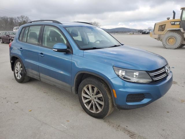 WVGAV7AXXHK044657 - 2017 VOLKSWAGEN TIGUAN S BLUE photo 4