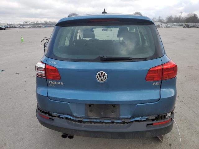 WVGAV7AXXHK044657 - 2017 VOLKSWAGEN TIGUAN S BLUE photo 6