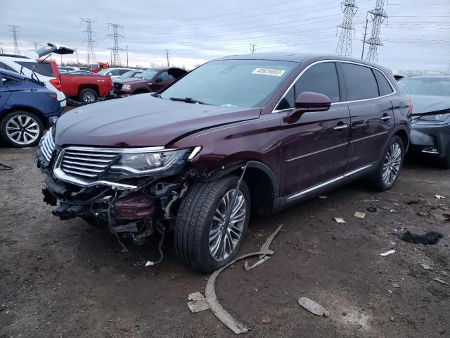 2LMPJ8LR0HBL38738 - 2017 LINCOLN MKX RESERVE BURGUNDY photo 1